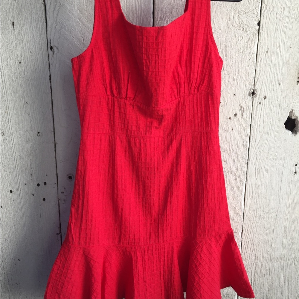 Red Sleeveless Dress
